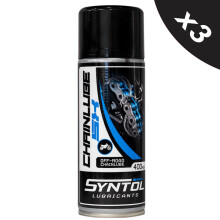Chain Lube Spray Fully Synthetic For Off-Road Motorcycles Motorbikes 3x400 mL