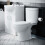 NES Home Nes Home 1700mm Bath, 550mm White Basin Vanity, Toilet, Taps & Front Panel 4