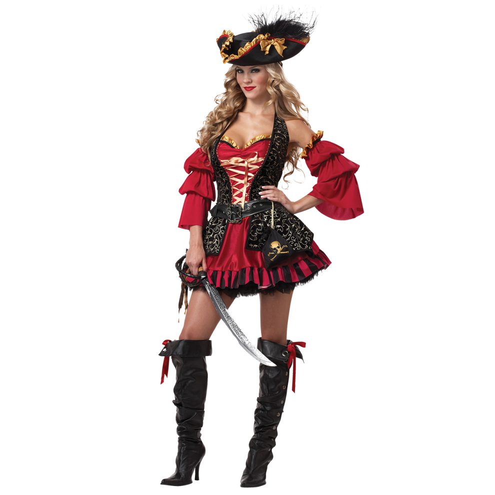 California Costumes Spanish Lass Pirate X-Large