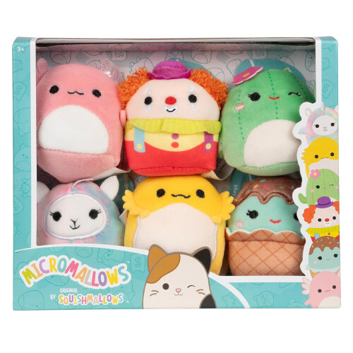 Squishmallows Squishmallows Micromallows 2.5" Plush 6-Pack (Archie, Maya, Maritza, etc)