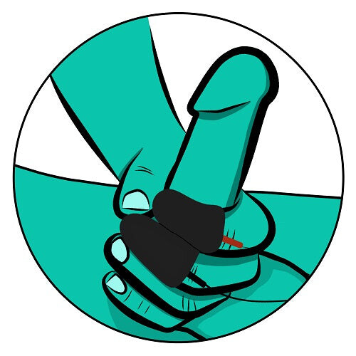 Electrastim Noir Explorer Silicone Finger Sleeves 1