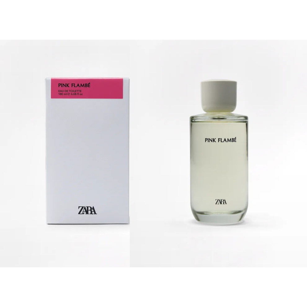 Zara Pink Flambé 180 ml Eau De Toilette Perfume Women 6.0 Oz New