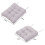 Living And Home (Grey) 2 Pcs Outdoor Lounge Chair Cushion Set 4