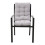 Living And Home (Grey) 2 Pcs Outdoor Lounge Chair Cushion Set 3
