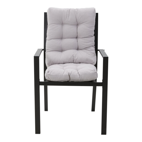 Living And Home (Grey) 2 Pcs Outdoor Lounge Chair Cushion Set 2
