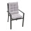 Living And Home (Grey) 2 Pcs Outdoor Lounge Chair Cushion Set 1