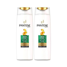 Pantene Pack Of 2 Pro-V Smooth And Silky Shampoo Ideal for Daily Use, Enhances Softness and Manageability - 400ml Each