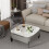 Living Room Coffee Table Accent Center Table 2 Drawers 1