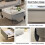 Living Room Coffee Table Accent Center Table 2 Drawers 6