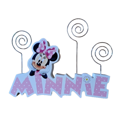 Minnie Mouse Minnie Mouse Wooden Photo Clip