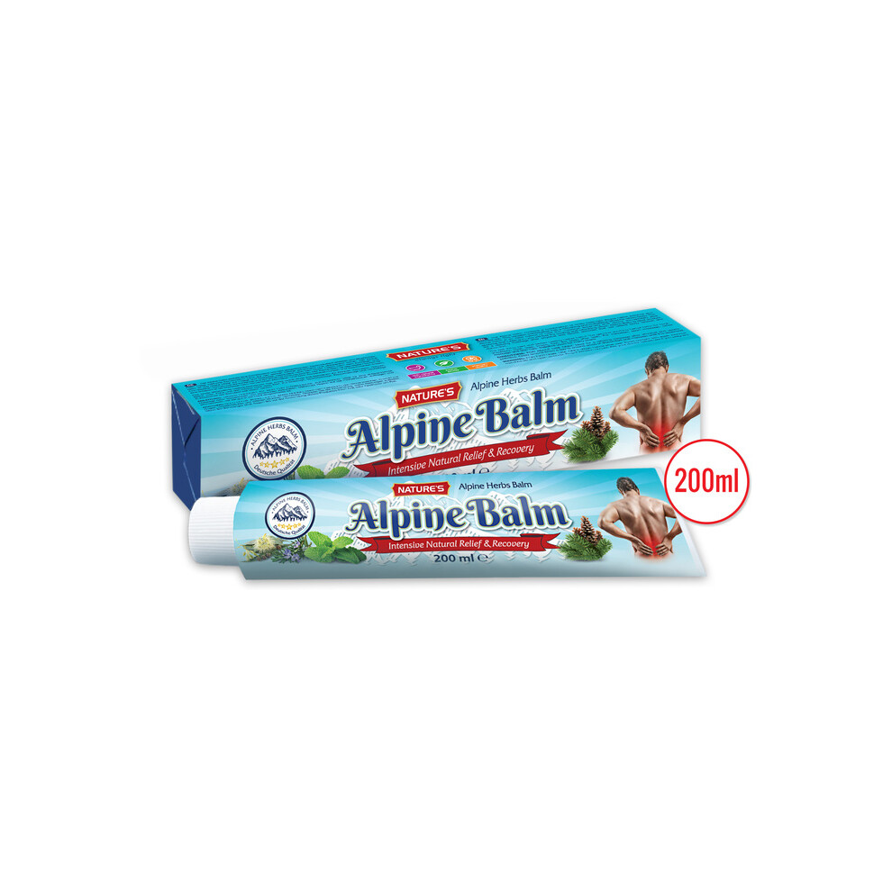 Natures Cream Alpine Balm - Alpine Pain Reliever 200Ml