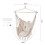 Living And Home (White) Garden Hanging Canvas Hammock Swing Chair 7