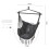 Living And Home (Dark Grey) Garden Hanging Canvas Hammock Swing Chair 7