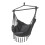 Living And Home (Dark Grey) Garden Hanging Canvas Hammock Swing Chair 3