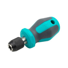 Wolfcraft 1239000 - Hand Screwdriver With Bit Socket, Short