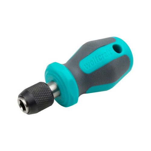 wolfcraft Wolfcraft 1239000 - Hand Screwdriver With Bit Socket, Short