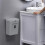 Living And Home Grey Kitchen Compost Bin Hanging Trash Can with Removable Inner Bin 5