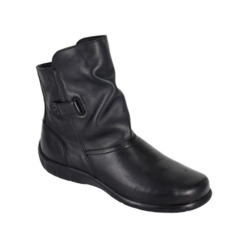 (9 UK, Black) Mod Comfys Womens/Ladies Nappa Leather Superlight Ankle Boots