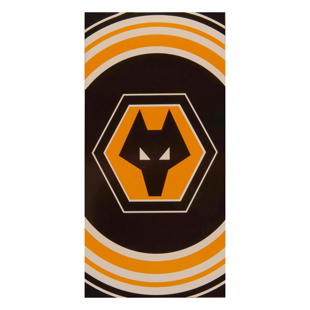 Wolverhampton Wanderers FC Crest Beach Towel-image-OPC-PFHTW7S-NEW