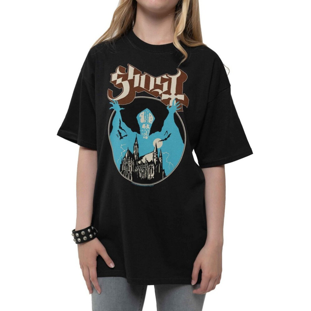 (3-4 Years, Black) Ghost Childrens/Kids Opus Eponymous T-Shirt