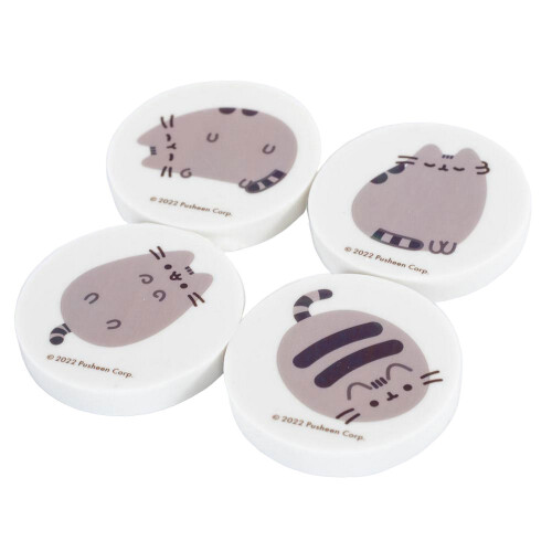 Pusheen Printed Erasers (Pack of 4) 1