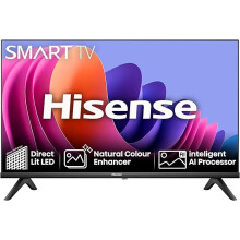 Hisense 40 Inch Smart TV 40A4NTUK - FHD Resolution, Natural Colour Enhancer, Dolby Audio, AI Sports Mode, VIDAA OS , Netflix and Disney