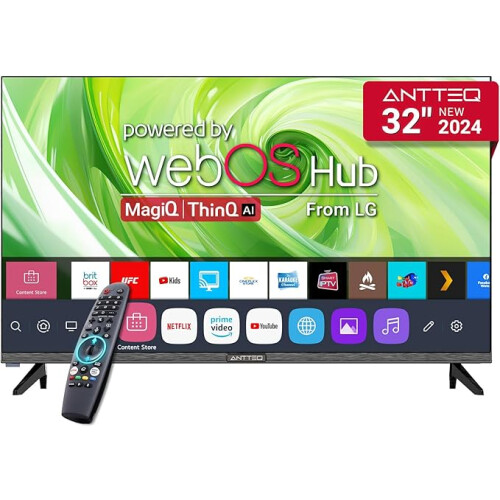 Antteq 32 Inch TV Smart WebOS TV MagiQ 32"