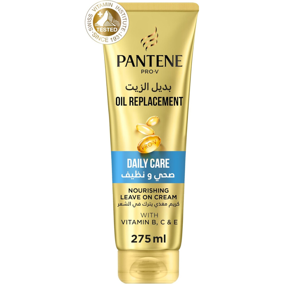 Pantene Pro V Daily Care Oil Replacement For All Hair Types, Leave In Conditioner, 275ml