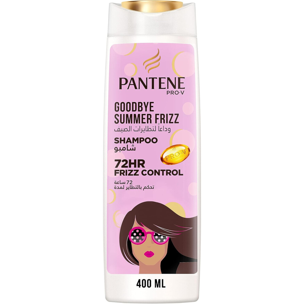 Pantene Pro-V Goodbye Summer Frizz Shampoo With 72H Frizz Control, 400 Ml