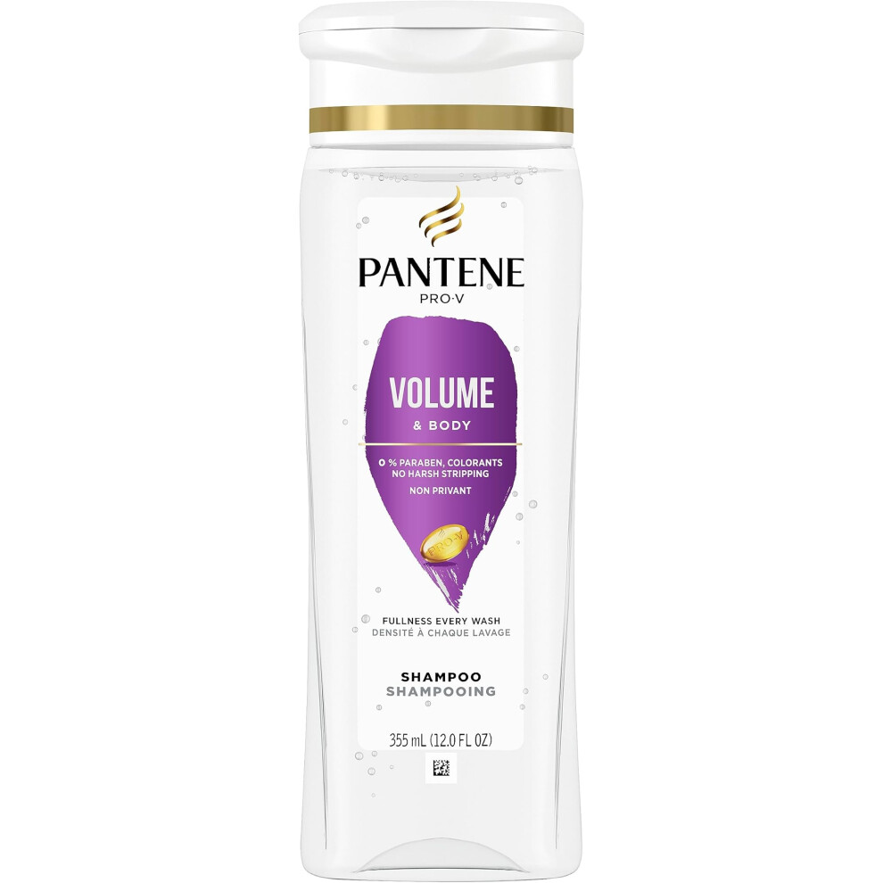 PANTENE PRO-V Volume & Body Shampoo, 12.0oz For All Types Of Hairs