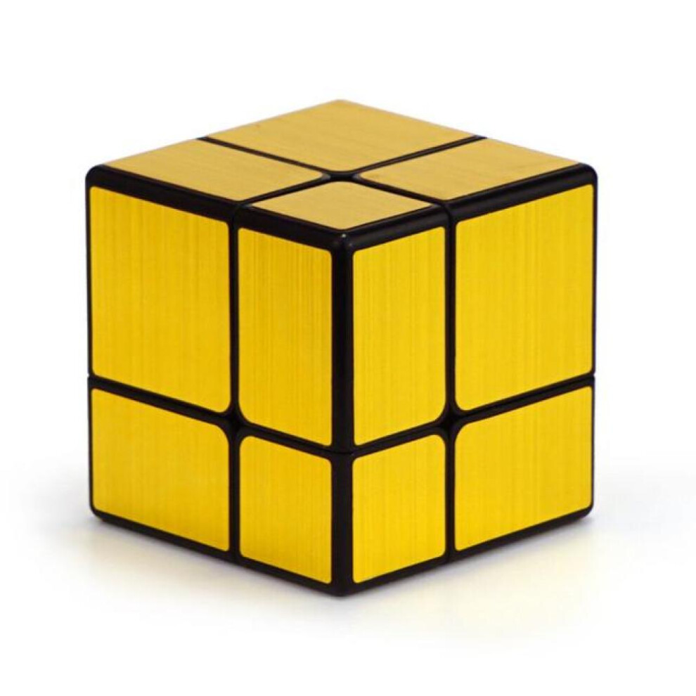 (Gold, 2x2) Professional Cubo Magico Puzzle For Children