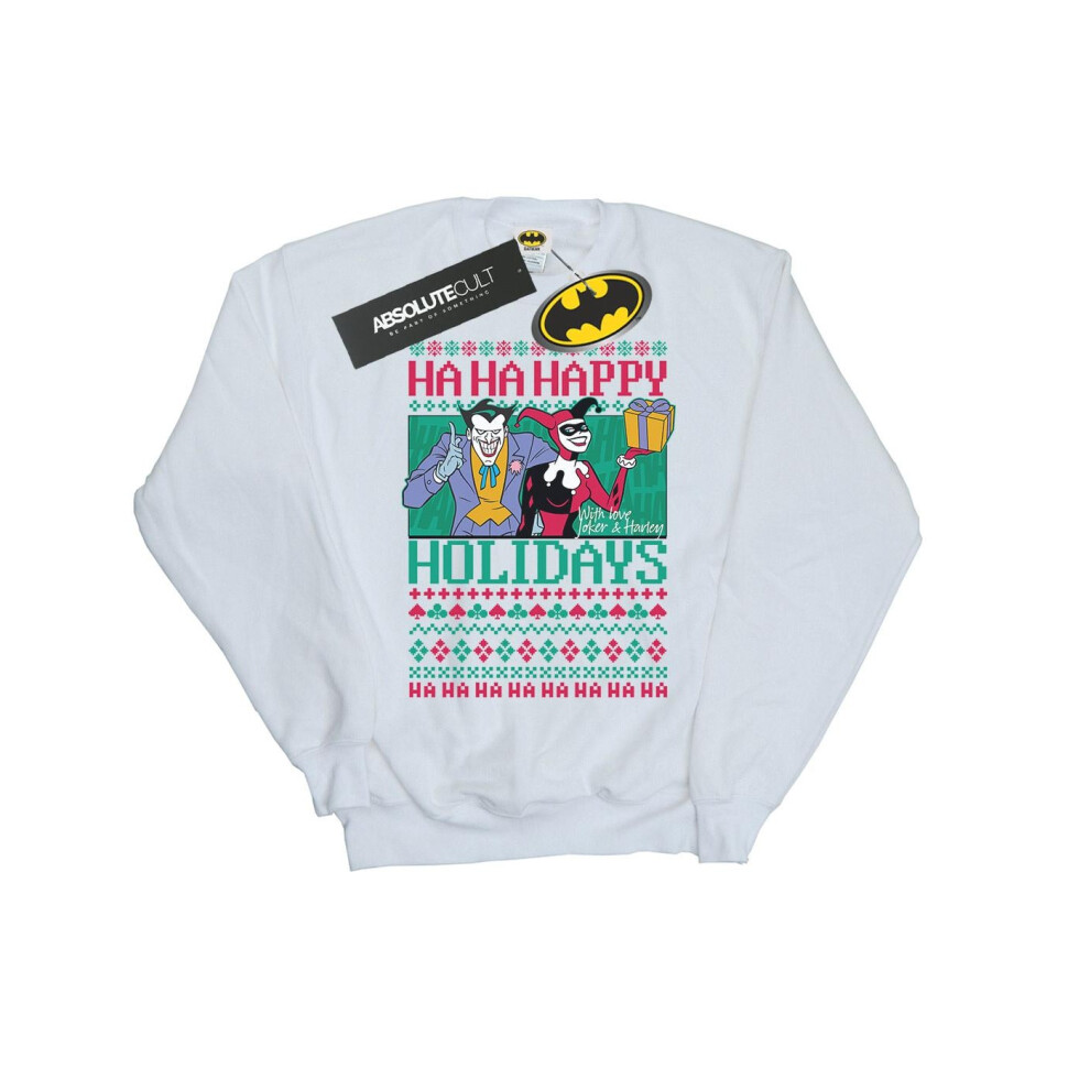 Joker And Harley Quinn Ha Ha Happy Holidays Sweatshirt