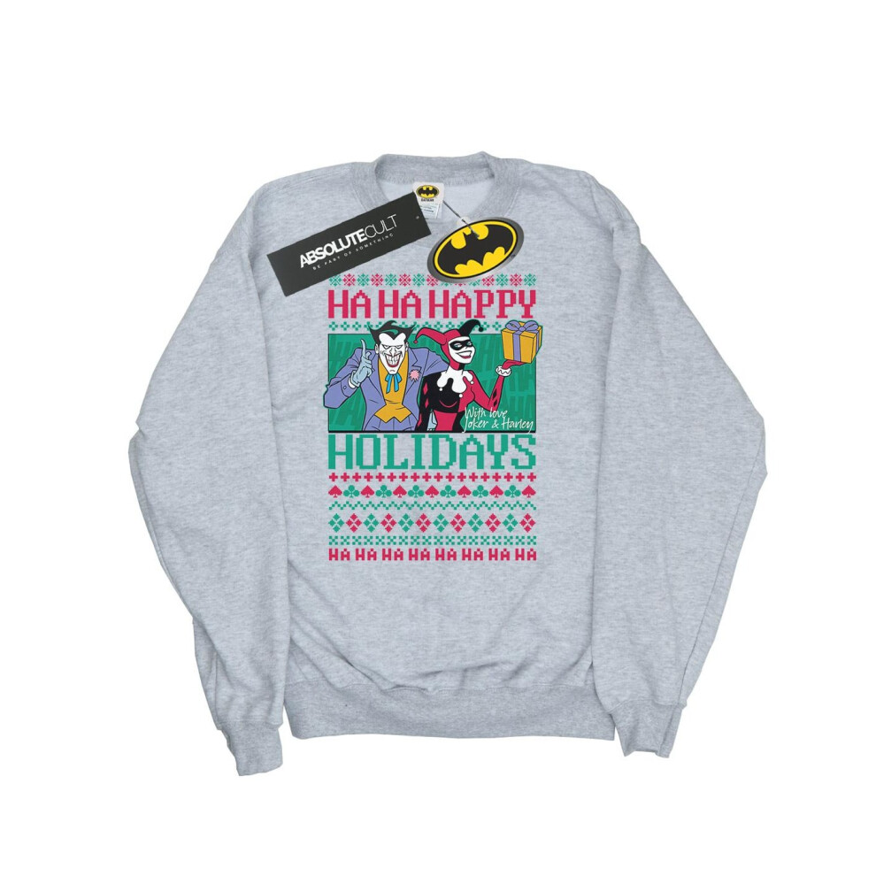 Joker And Harley Quinn Ha Ha Happy Holidays Sweatshirt