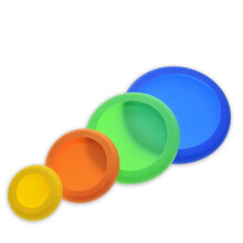 AEX 4pcs Reusable Flexible Silicone and Glass Bowl Lid