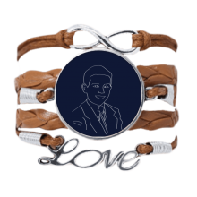 usa president person joseph child shape bracelet  chain  ornament wristband