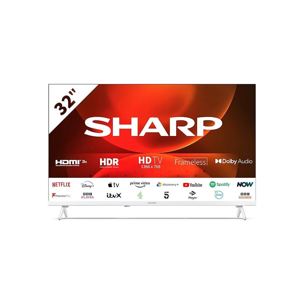 SHARP 32FH2KAW 32-Inch HD Ready Smart Frameless Android TV