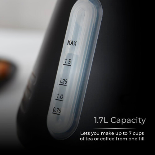 Tower Tower Ash Pyramid Kettle Rapid Boiling T10074BLK (Black) 1