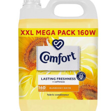 Comfort Sunshiny Days Fabric Conditioner with Stay Fresh technology for 100 days of freshness + fragrance* 160 wash 4800ml