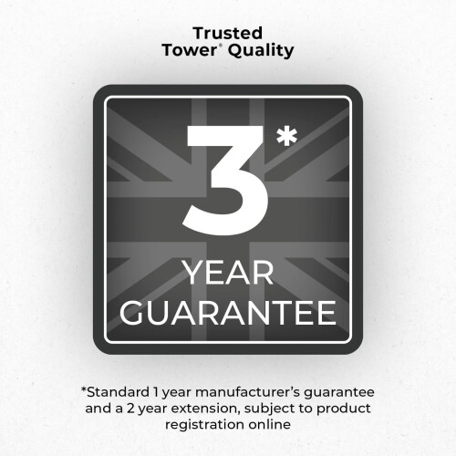 Tower Tower Solitaire Kettle Cordless Electric T10075BLK (Black) 1