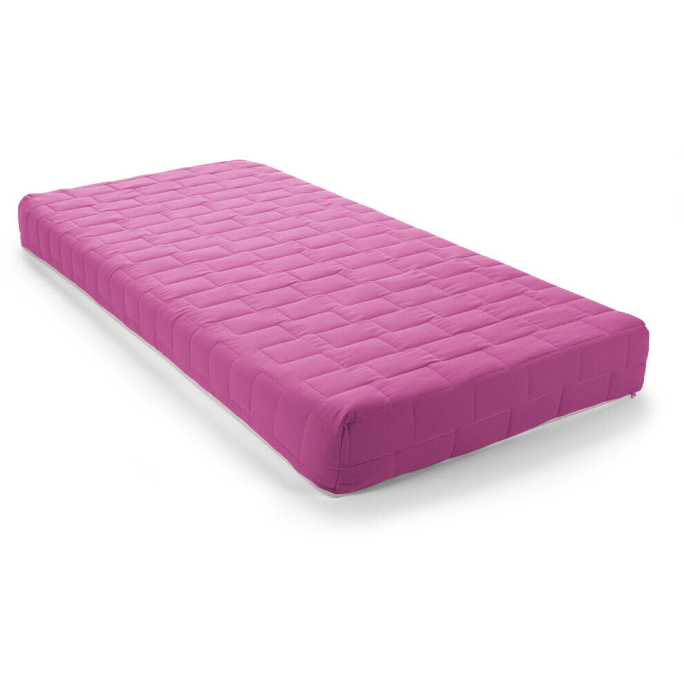 (Small Double, Pink) 25cm Jazz All Foam Foamex Visco Therapy Mattress