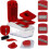 AEX Vegetable Chopper & Mandoline Slicer with 8 Blades Red Tool 1