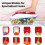 AEX Vegetable Chopper & Mandoline Slicer with 8 Blades Red Tool 3