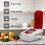 AEX Vegetable Chopper & Mandoline Slicer with 8 Blades Red Tool 4