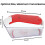 AEX Vegetable Chopper & Mandoline Slicer with 8 Blades Red Tool 6