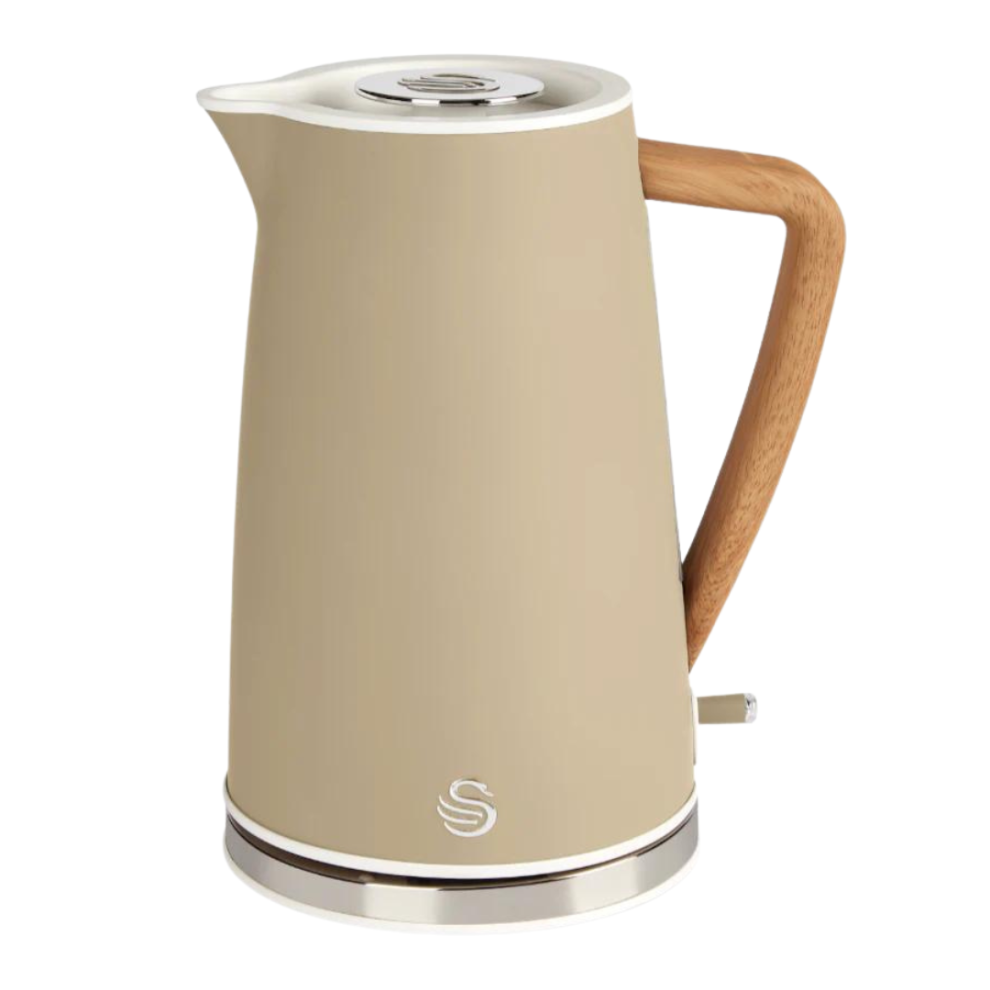 Swan Beige Nordic Oatmeal 1.7 Litre Cordless Kettle - Image 3