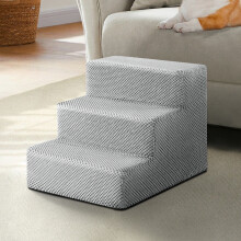 3-Steps Non-Slip Dog Stairs with Removable Washable Cover