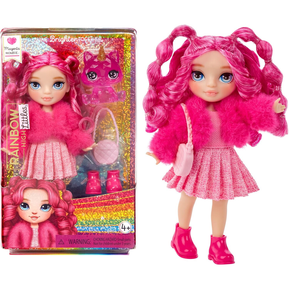 Rainbow High Littles MAGENTA MONROE Posable Fashion Doll