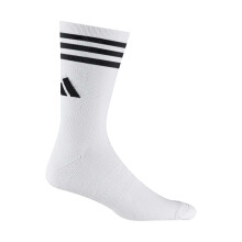 (8.5 UK-11 UK, White) Adidas Mens Contrast Striped Crew Socks (Pack of 3)
