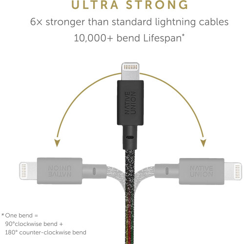 Native Union Night Cable - 10ft Ultra-Strong Reinforced 2