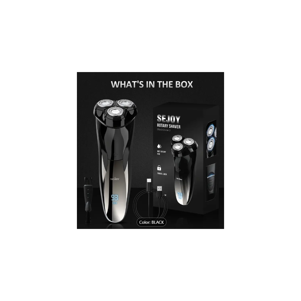 Photos - Shaver Sejoy Electric Razor For Men,Wet & Dry Electric Razor Shaving Machines